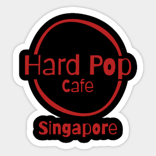 Hard Pop Cafe - Singapore Sticker